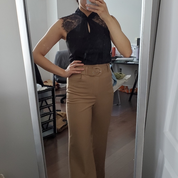 BNWT RW&CO Lace Halter Sleeveless Blouse - Picture 6 of 7